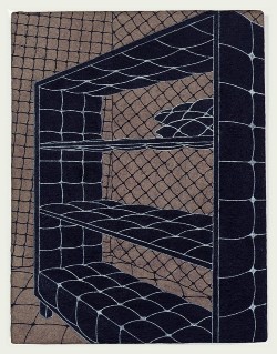 Perino & Vele - Soluzione d'Interni, 1999
ink on papier-mâché (Sole 24 Ore) on wood
cm 30 x 23,5 x 5,3