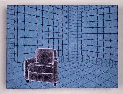 Perino & Vele - Senza Titolo Blue, 2000
ink on papier-mâché on wood
cm 30 x 40 x 8.5