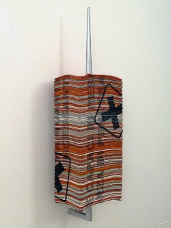 Perino & Vele - Quante sono?, 2012
galvanized iron, papier-mâchè, pastel, tempera (133 sheets)
cm 139 x 38 x 32,5